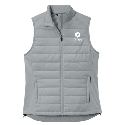 NEW! Ladies' Sport-Tek Teknical Hybrid Vest - Silver