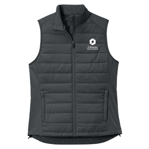 NEW! Ladies' Sport-Tek Teknical Hybrid Vest - Iron Grey