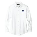 NEW! Ladies' Mercer+Mettle Long Sleeve Stretch Shirt - White