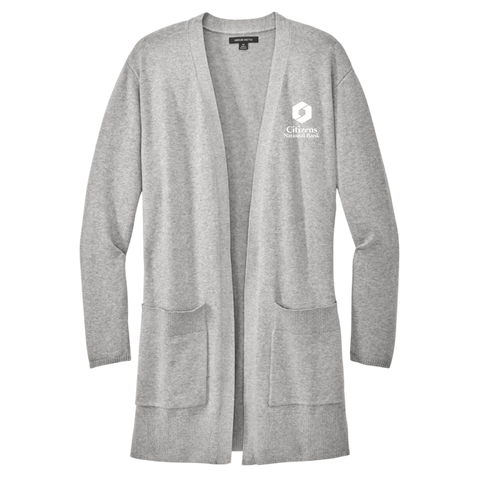 NEW! Ladies' Mercer+Mettle Open-Front Cardigan Sweater - Gusty Grey Heather