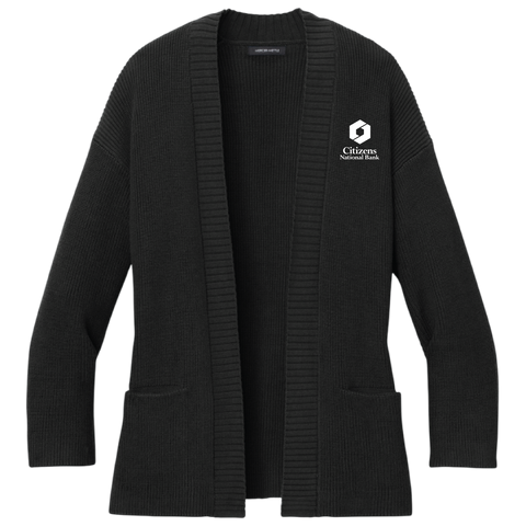 NEW! Ladies' Mercer+Mettle Open Cardi - Deep Black