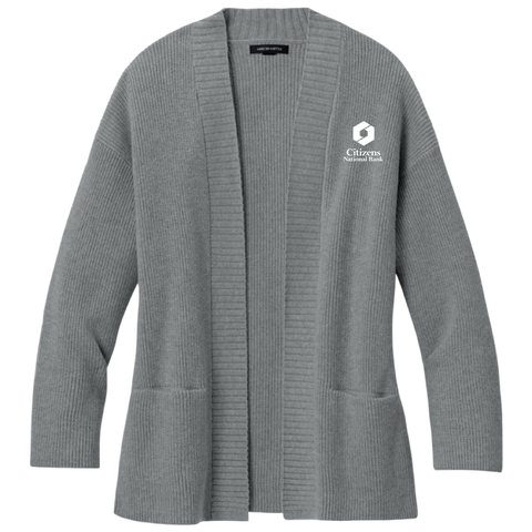 NEW! Ladies' Mercer+Mettle Open Cardi - Gusty Grey Heather