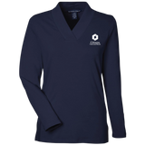 NEW! Ladies' Devon & Jones Raleigh Shawl Collar Top - Navy