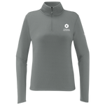 NEW! Ladies' The North Face Aim 1/4-Zip Fleece - Smoked Pearl Grey