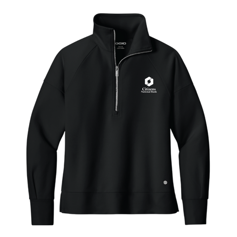 NEW! Ladies' OGIO Luuma 1/2-Zip - Blacktop