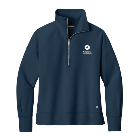 NEW! Ladies' OGIO Luuma 1/2-Zip - River Blue Navy