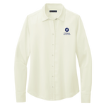 NEW! Ladies' Brooks Brothers Full-Button Satin Blouse - Off White