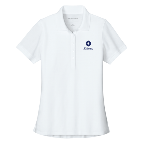 NEW! Ladies' Wearever Signature Pique Polo - White