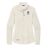 NEW! Ladies' Eddie Bauer 1/2-Zip Microfleece - Ivory