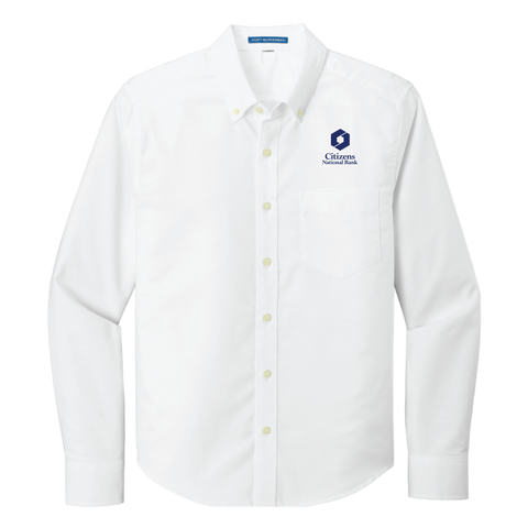 NEW! Men's Untucked Fit SuperPro Oxford Shirt - White
