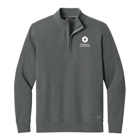 NEW! Men's TravisMathew Ocean Villa 1/4-Zip - Dark Grey Heather