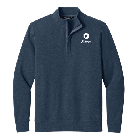 NEW! Men's TravisMathew Ocean Villa 1/4-Zip - Blue Heather