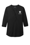 NEW! Ladies' OGIO Jewel Henley - Blacktop