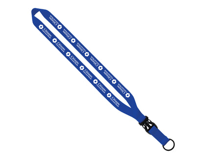 3/4" Polyester Lanyard with Slide Buckle Release