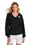 NEW! TravisMathew Women's Weekend V-Neck Top - Black