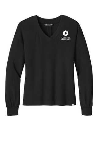 NEW! TravisMathew Women's Weekend V-Neck Top - Black
