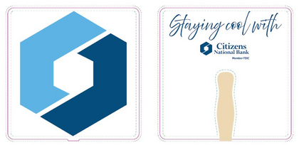 CNB Square Hand Fan