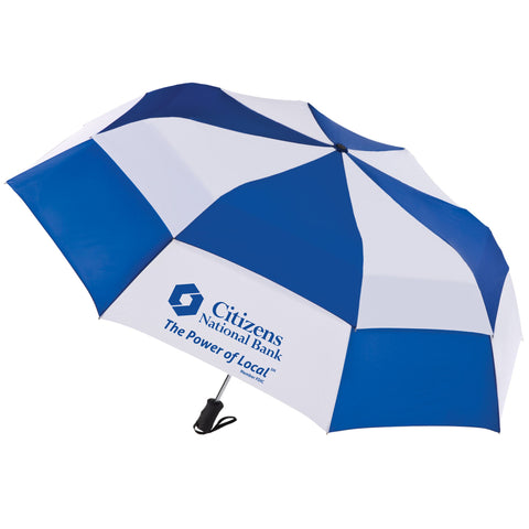 The Hurricane - Golf Stick Umbrella - Royal/White