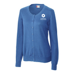 Ladies' Imatra Cardigan Sweater - Sea Blue