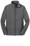 Men's Core Soft Shell Jacket - Black Charcoal Heather