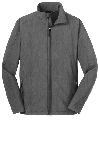 Men's Core Soft Shell Jacket - Black Charcoal Heather